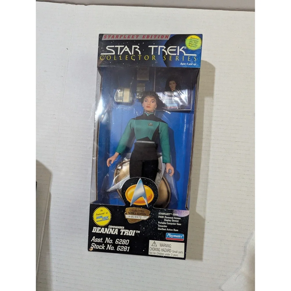 Star Trek Collector Series Commander Deanna Troi Action‎ Figure Playmates 6281